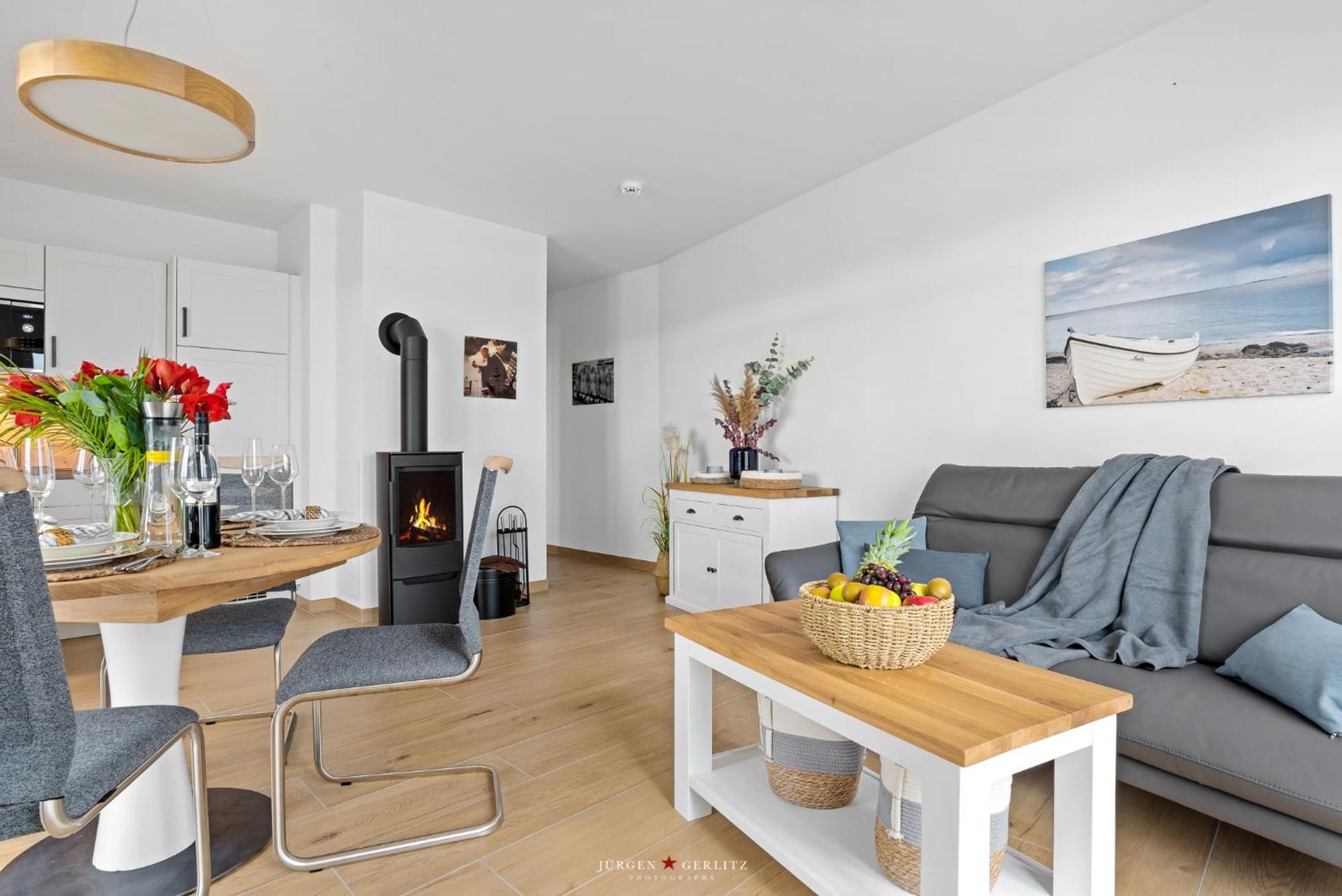 Sea Apartment Mojo- Meerblick, Infrarotauna, Terrasse Олпениц Екстериор снимка